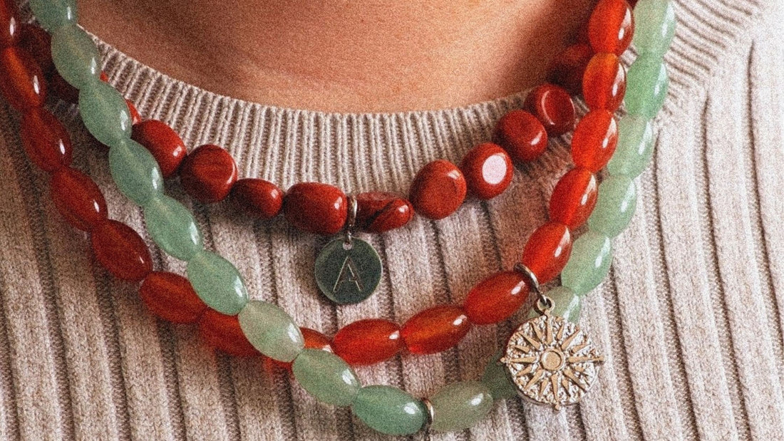 collares de piedras naturales