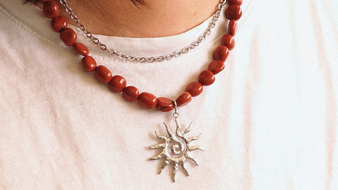 joyas con piedras naturales