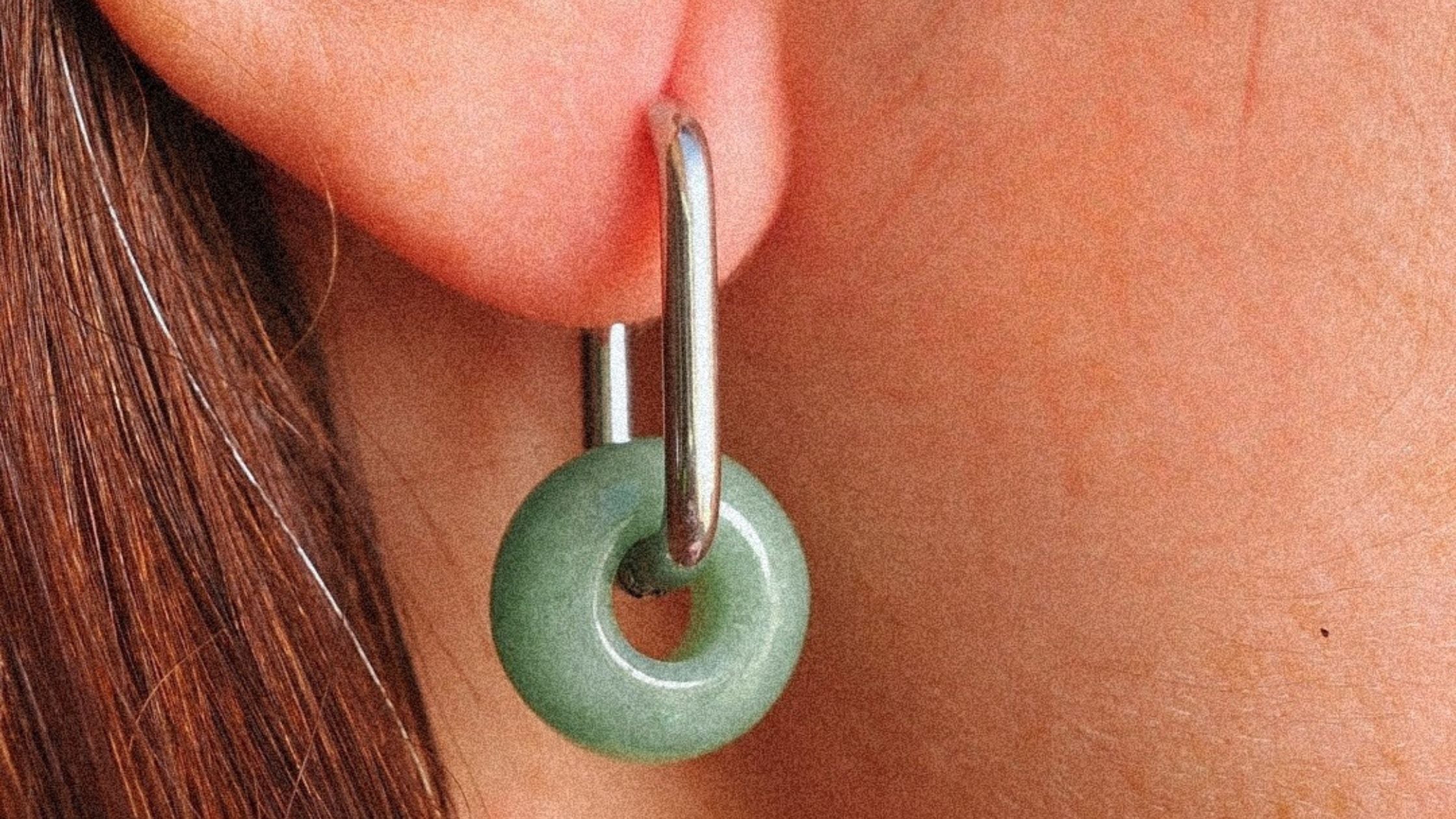 Pendientes de piedras naturales: con aventurina