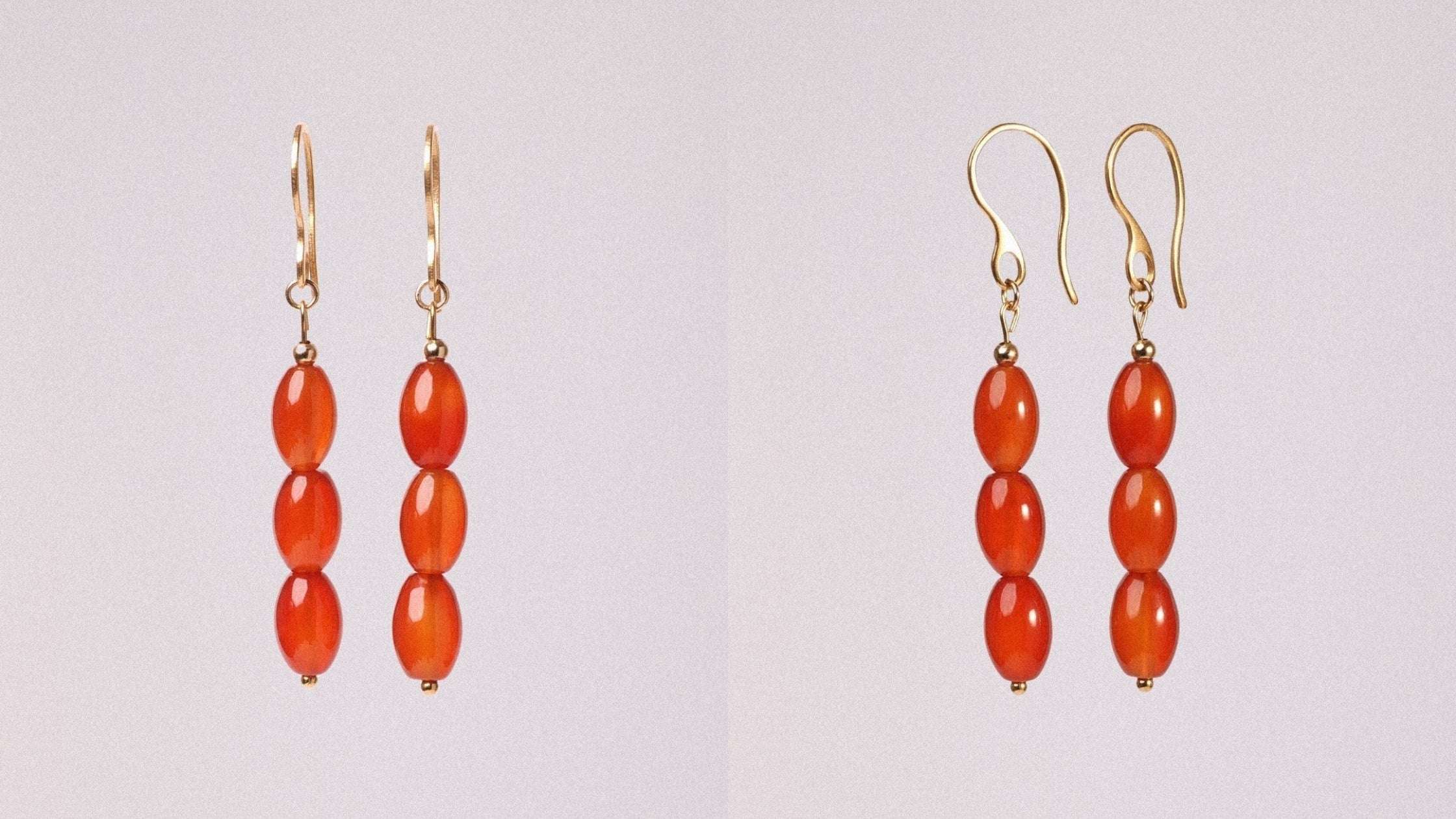 Pendientes de piedras naturales: vitalidad y pasión con carnelia