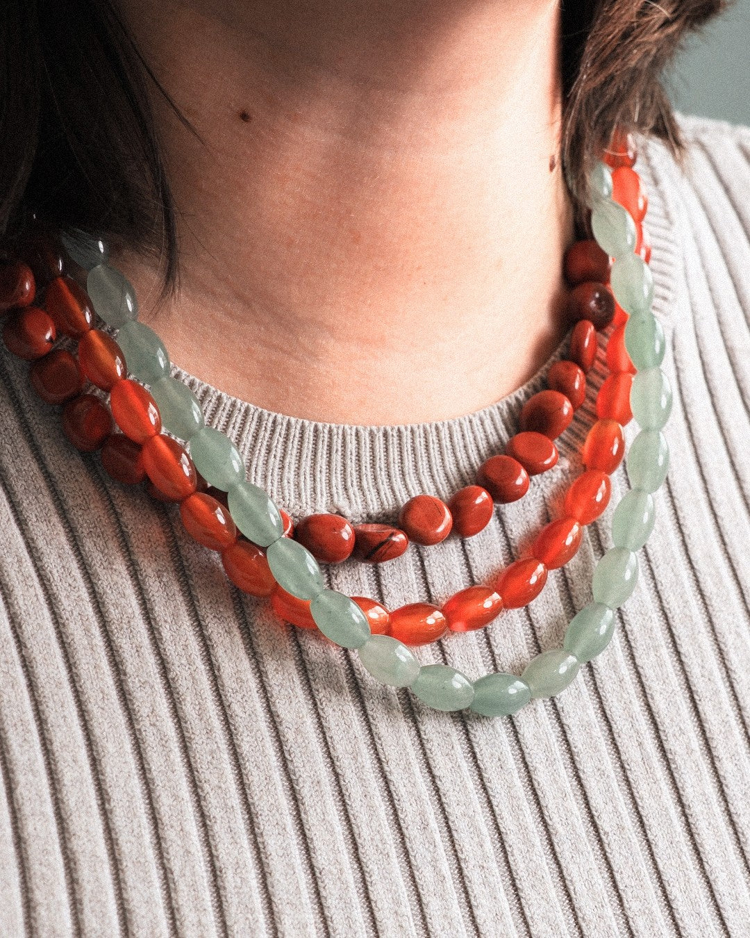 collares piedras naturales