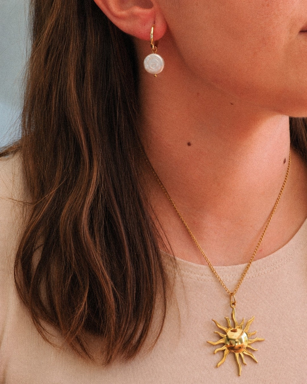 Collar Sol Acero Inoxidable