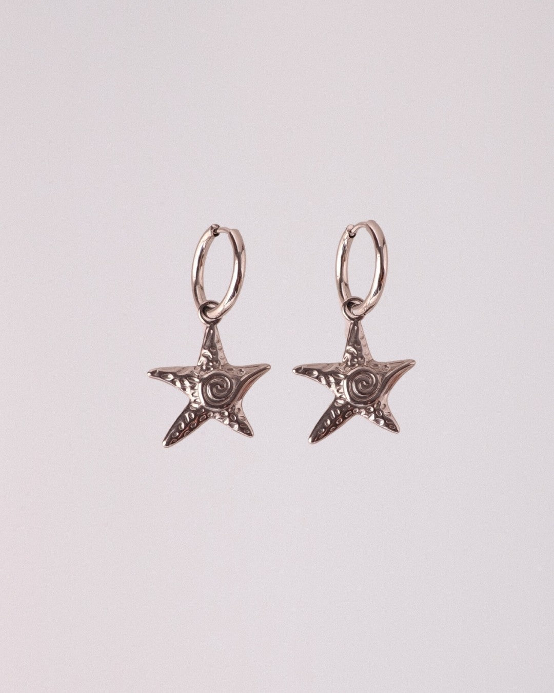 Pendientes Estrella de Mar Acero Inoxidable