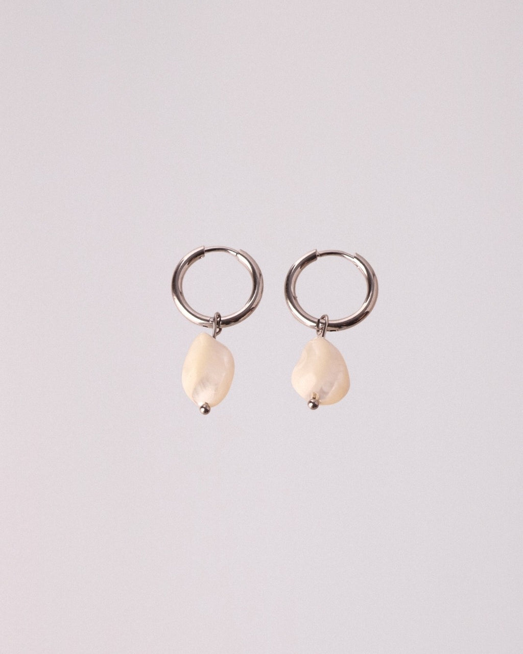 Pendientes Nácar Acero Inoxidable