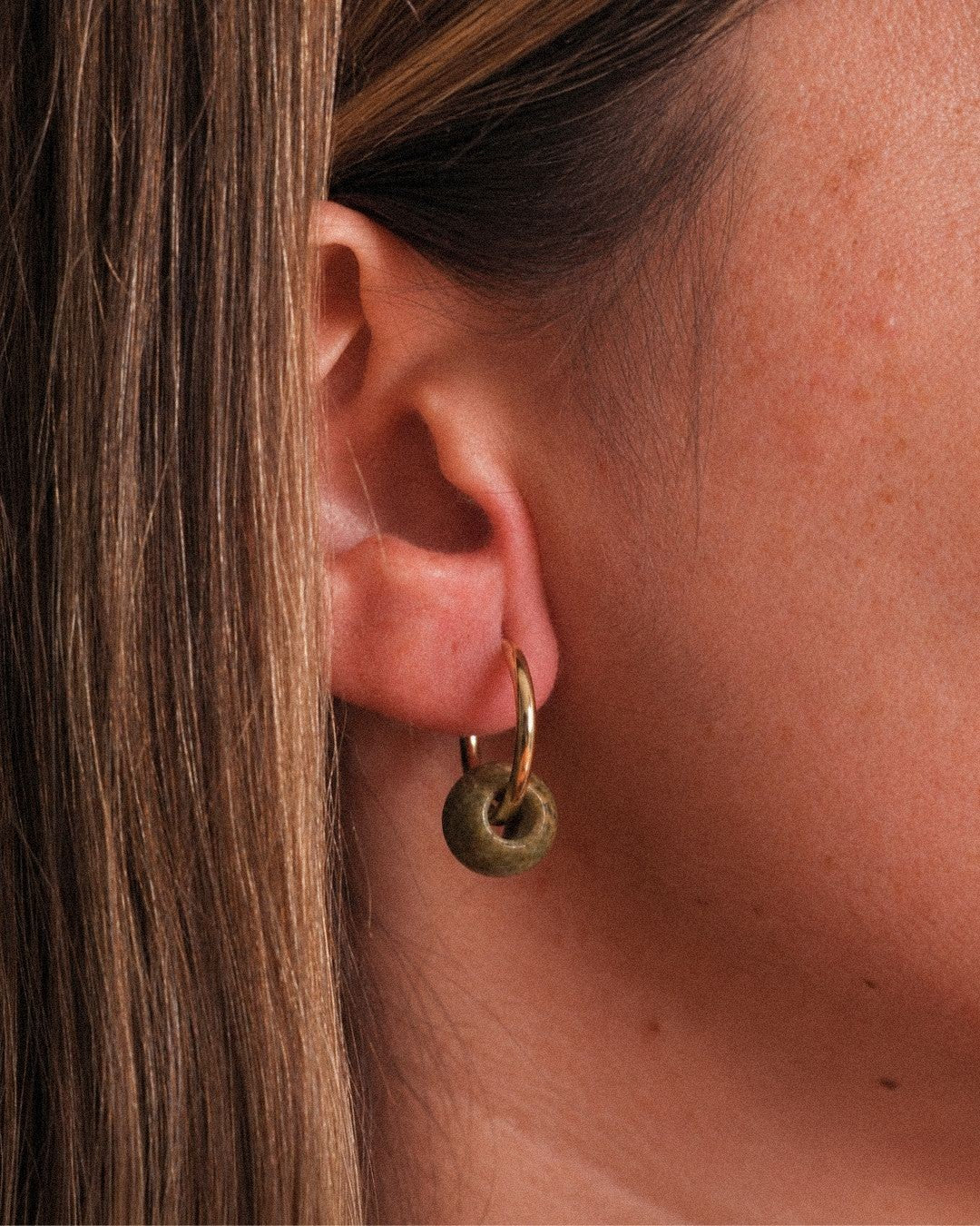 Pendientes Órbita Plus Acero Inoxidable Dorado Unakita