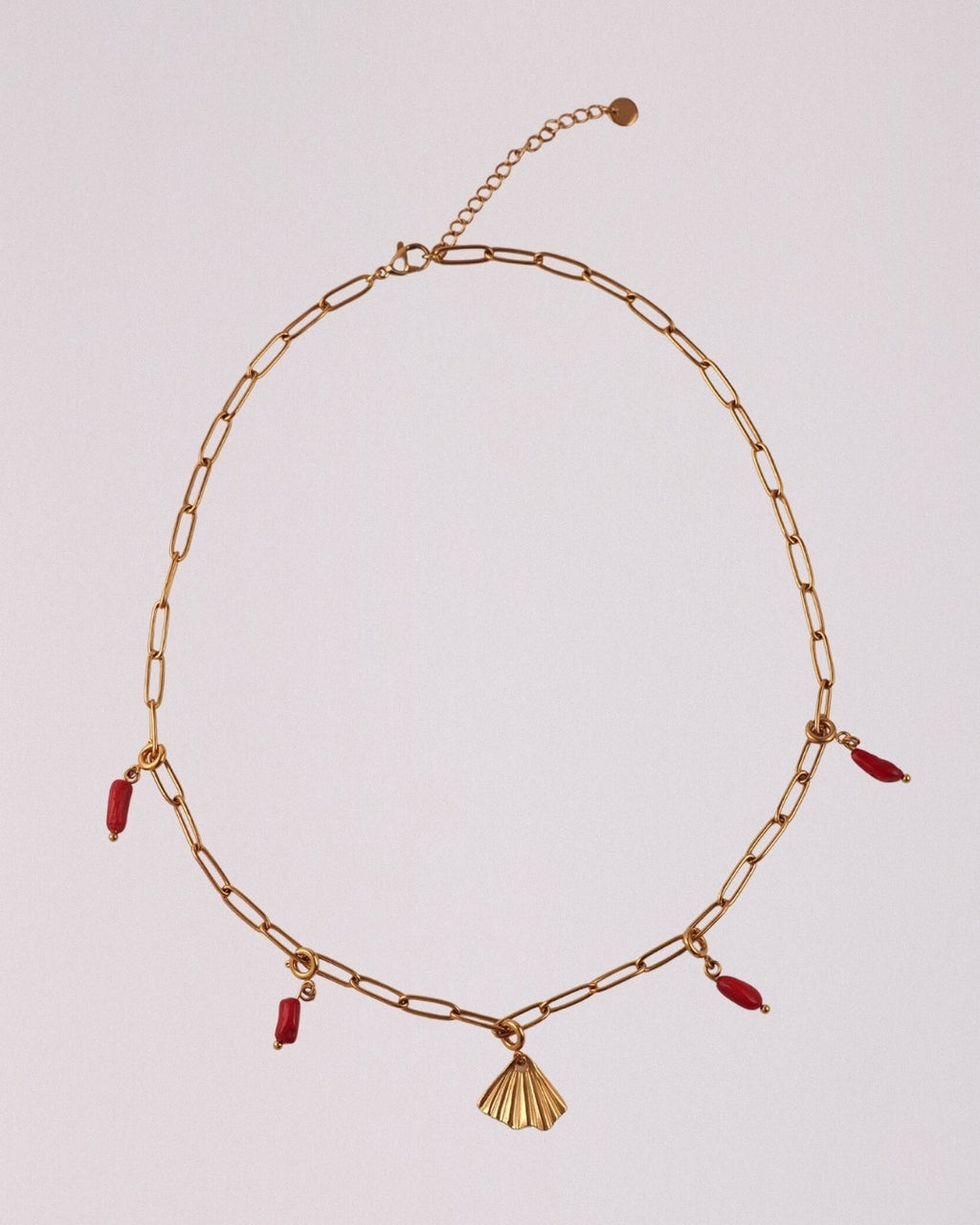 Collar Coralia Acero Inoxidable Dorado