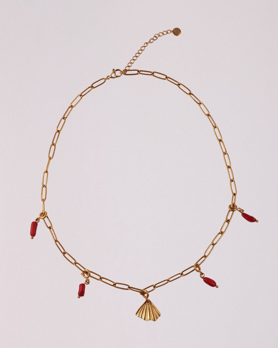 Collar Coralia Acero Inoxidable Dorado