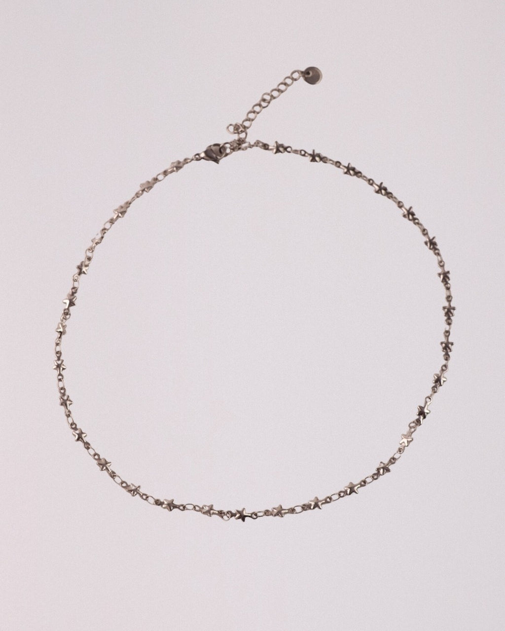 Collar Cadena Estrellas Acero Inoxidable
