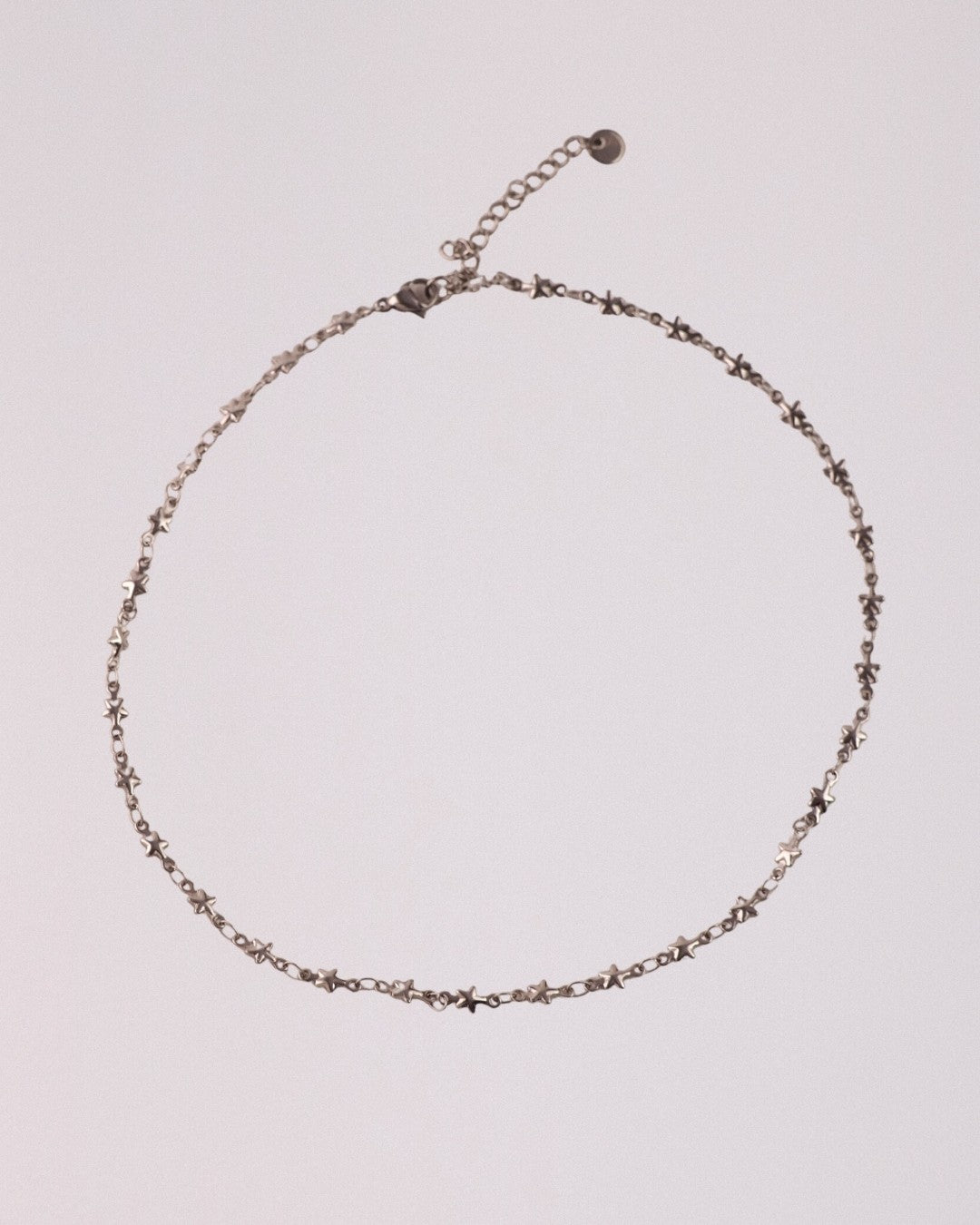 Collar Cadena Estrellas Acero Inoxidable