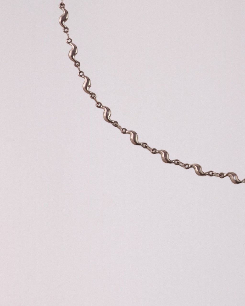 Collar Cadena Ola Acero Inoxidable