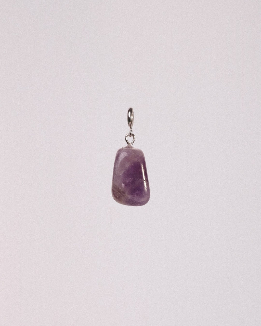 Charm Amatista Acero Inoxidable