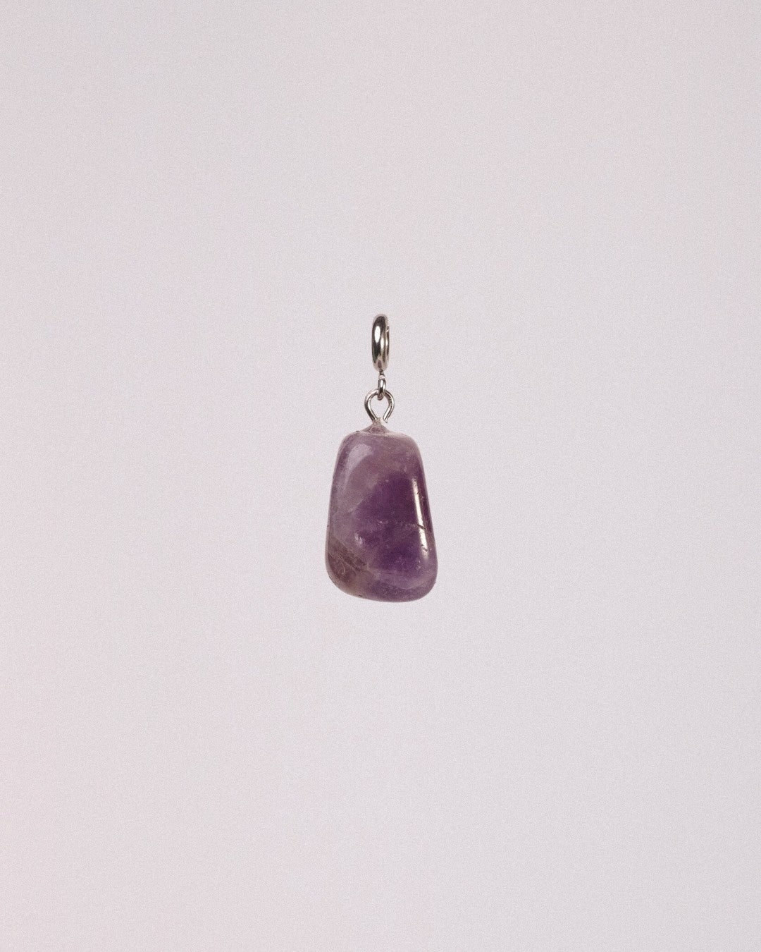 Charm Amatista Acero Inoxidable