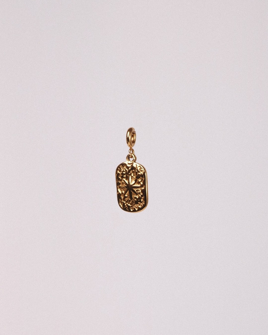 Charm Destello Acero Inoxidable Dorado
