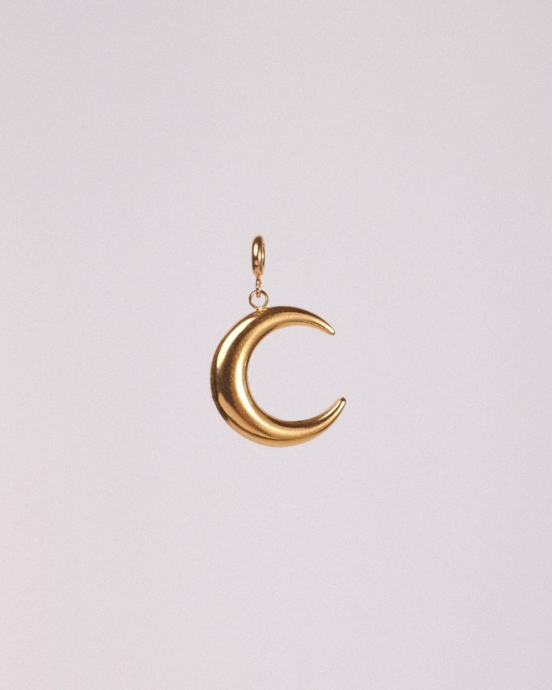 Charm Luna Acero Inoxidable Dorado