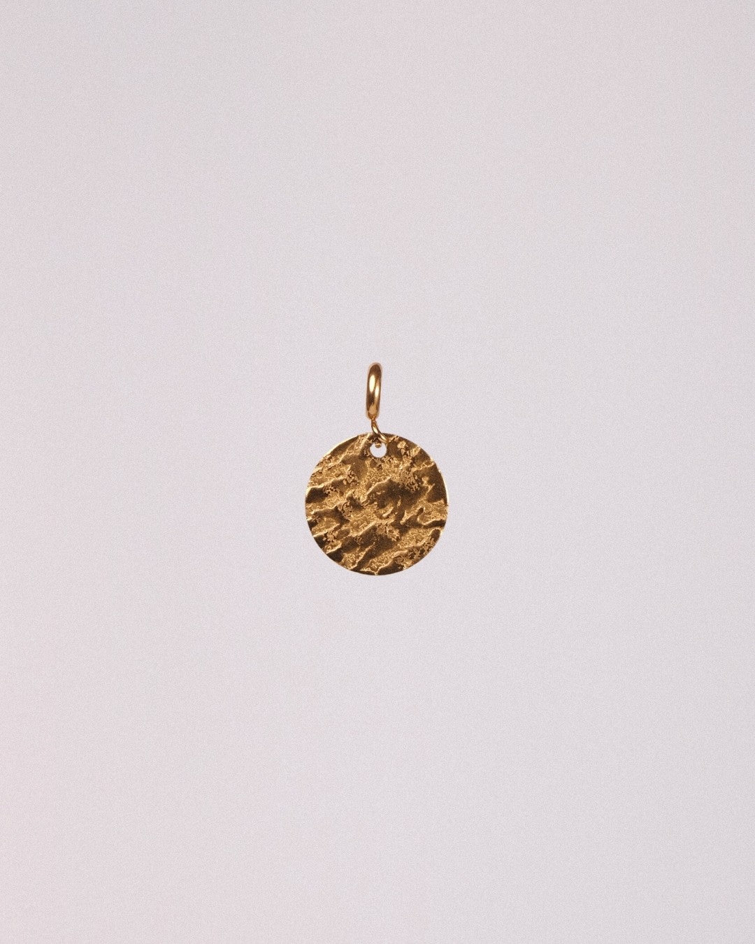 Charm Moneda Acero Inoxidable Dorado