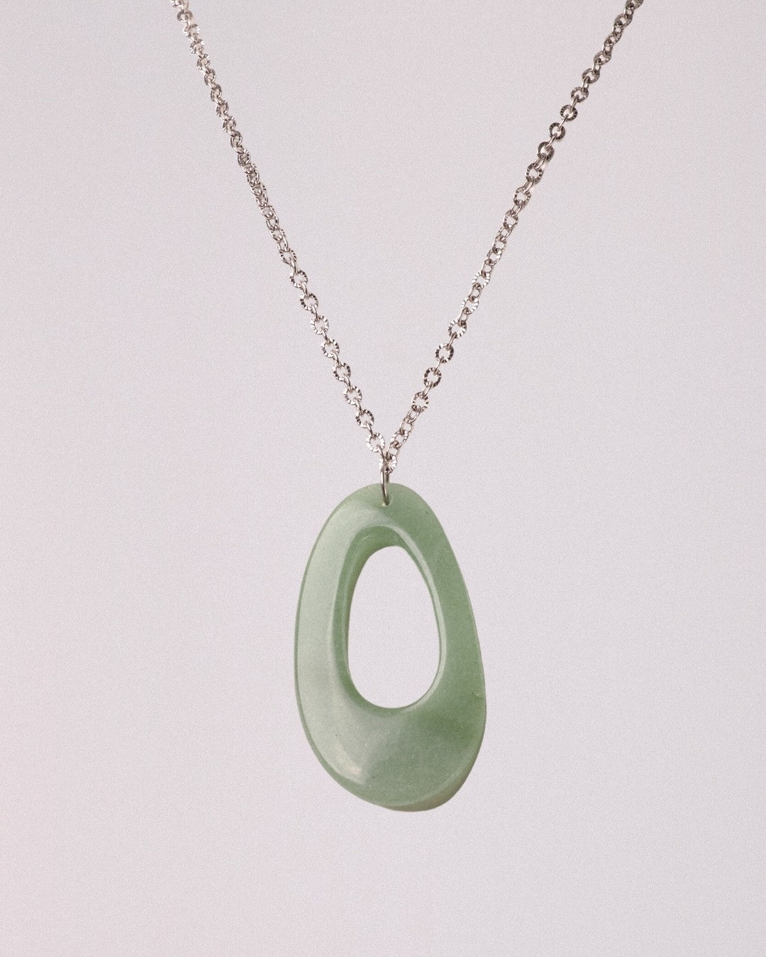 Collar Esencia Acero Inoxidable Aventurina