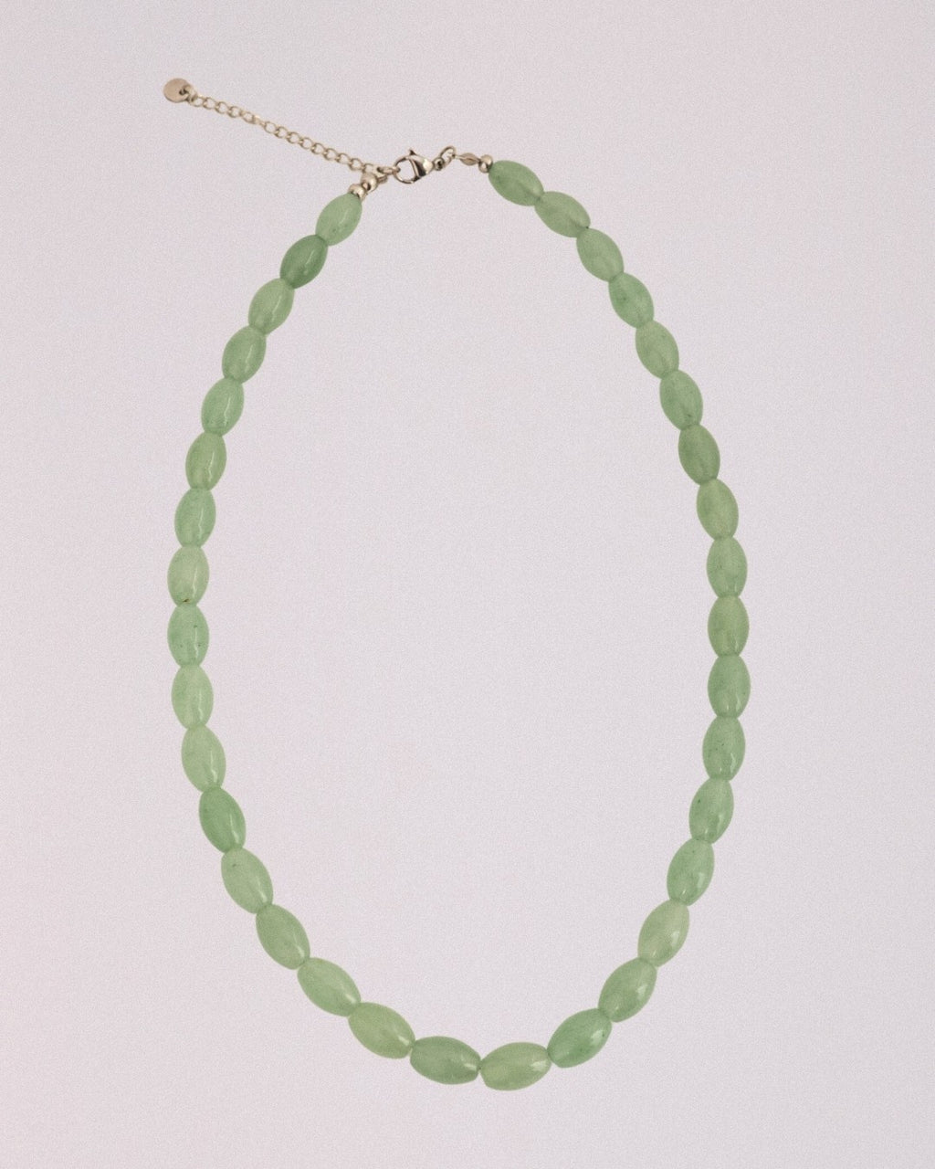Collar Urano Acero Inoxidable Aventurina
