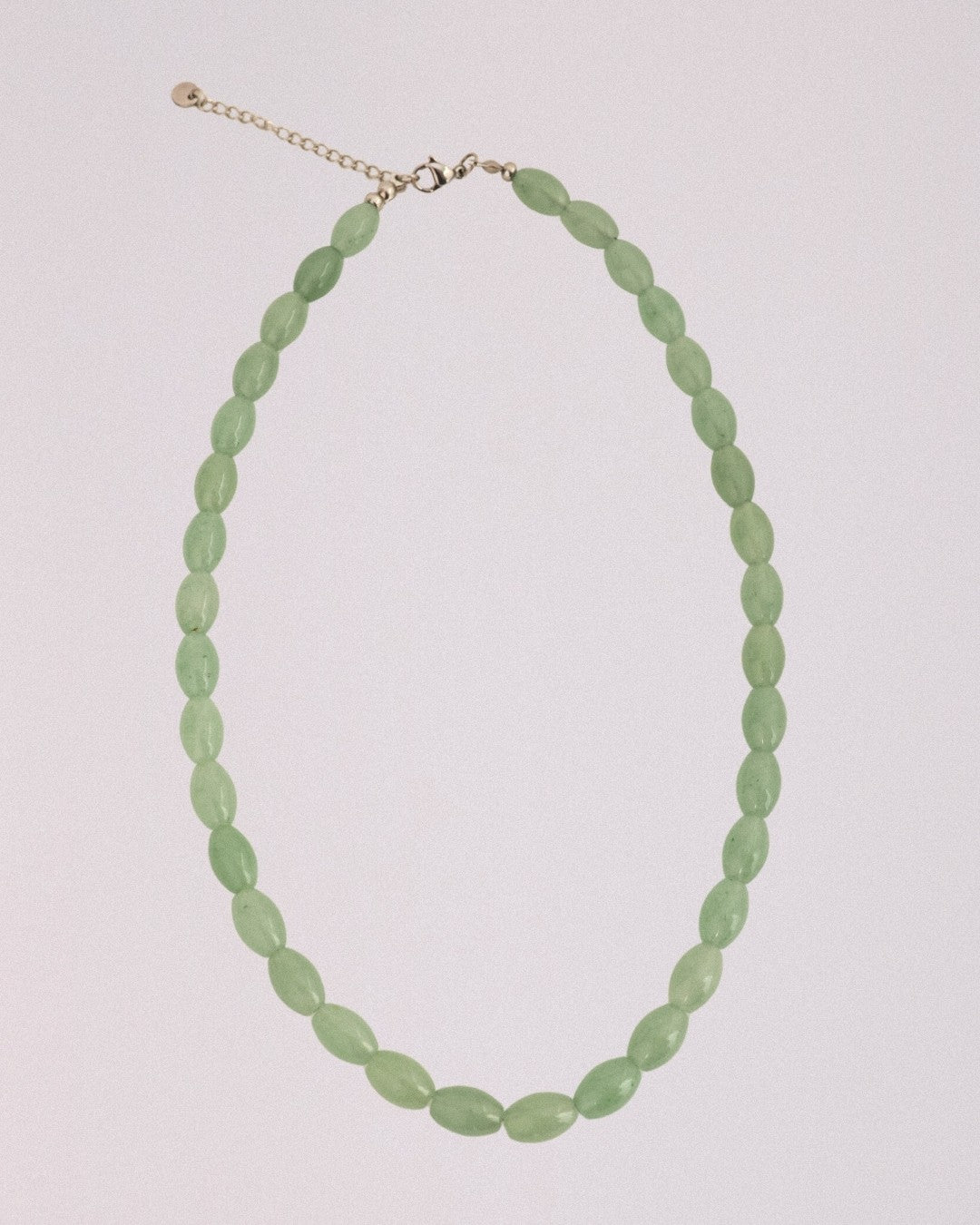 Collar Urano Acero Inoxidable Aventurina