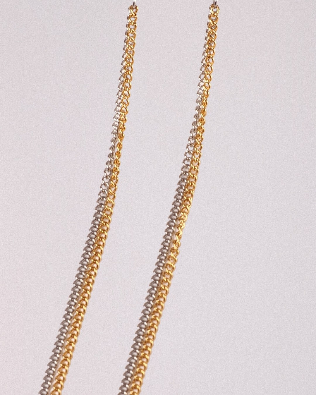 Pendientes Fugaz Acero Inoxidable Bicolor