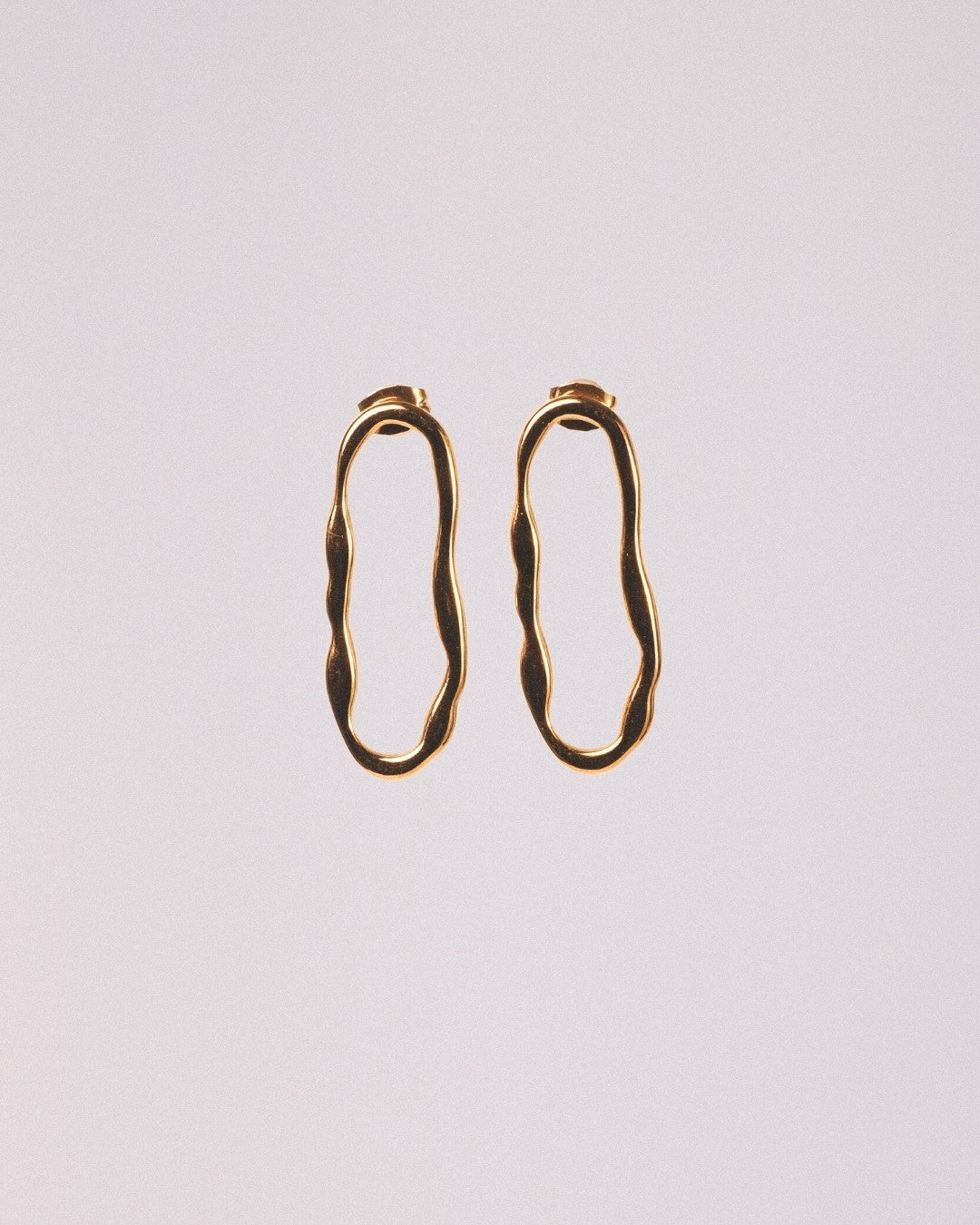 Pendientes Galaxia Acero Inoxidable Dorado
