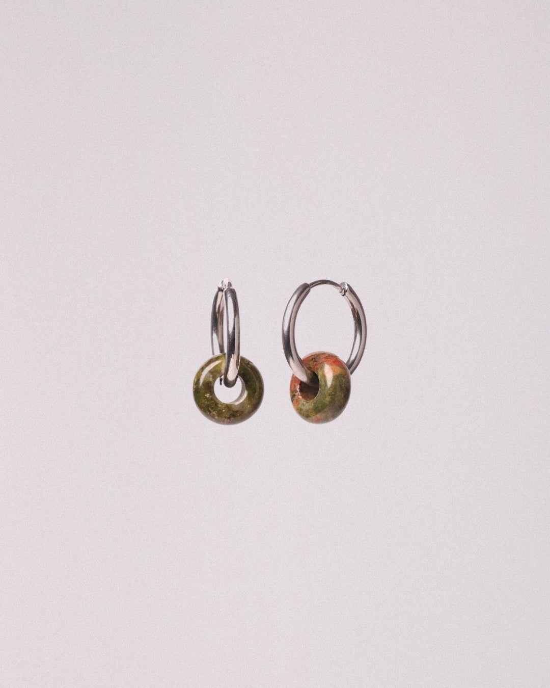 Pendientes Órbita Acero Inoxidable Unakita