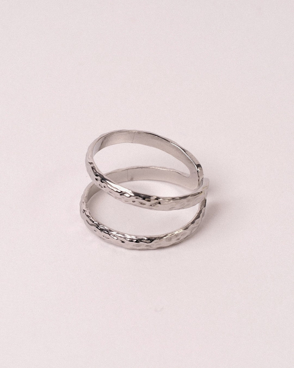 Anillo Doble Acero Inoxidable - Positive Jewels