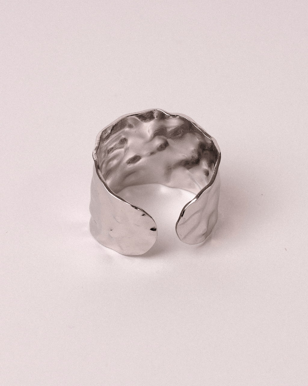 Anillo Corteza Acero Inoxidable - Positive Jewels