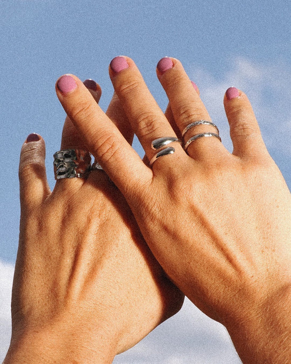 Anillo Doble Acero Inoxidable - Positive Jewels