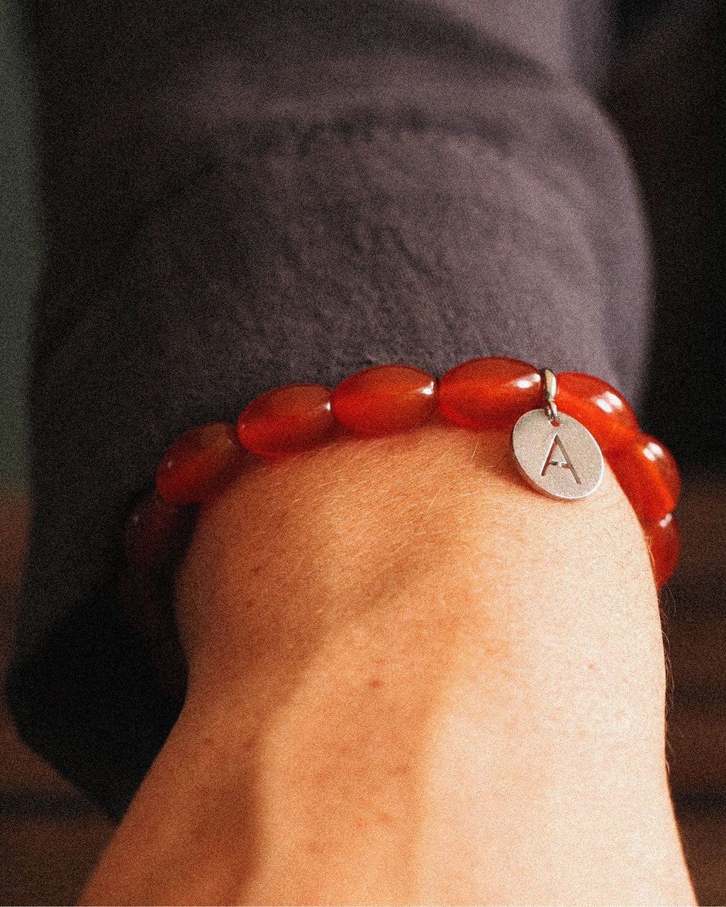 Charm Letra Acero Inoxidable - Positive Jewels