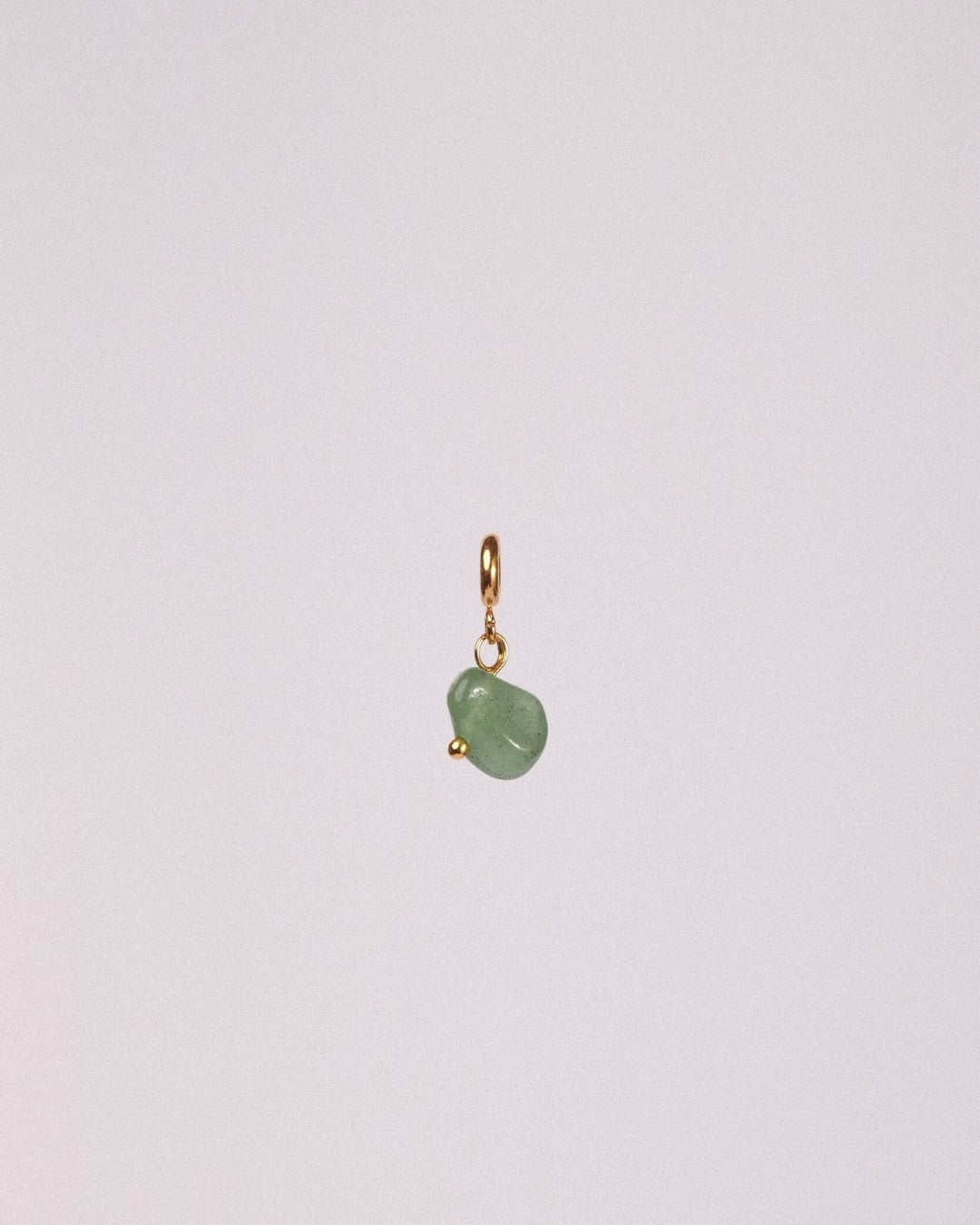 Charm Aventurina Mini Acero Inoxidable Dorado - Positive Jewels