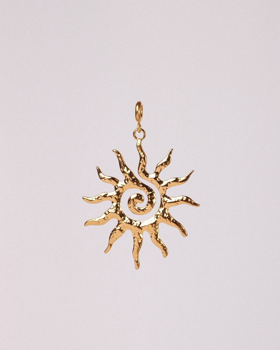 Charm Sol Acero Inoxidable Dorado - Positive Jewels