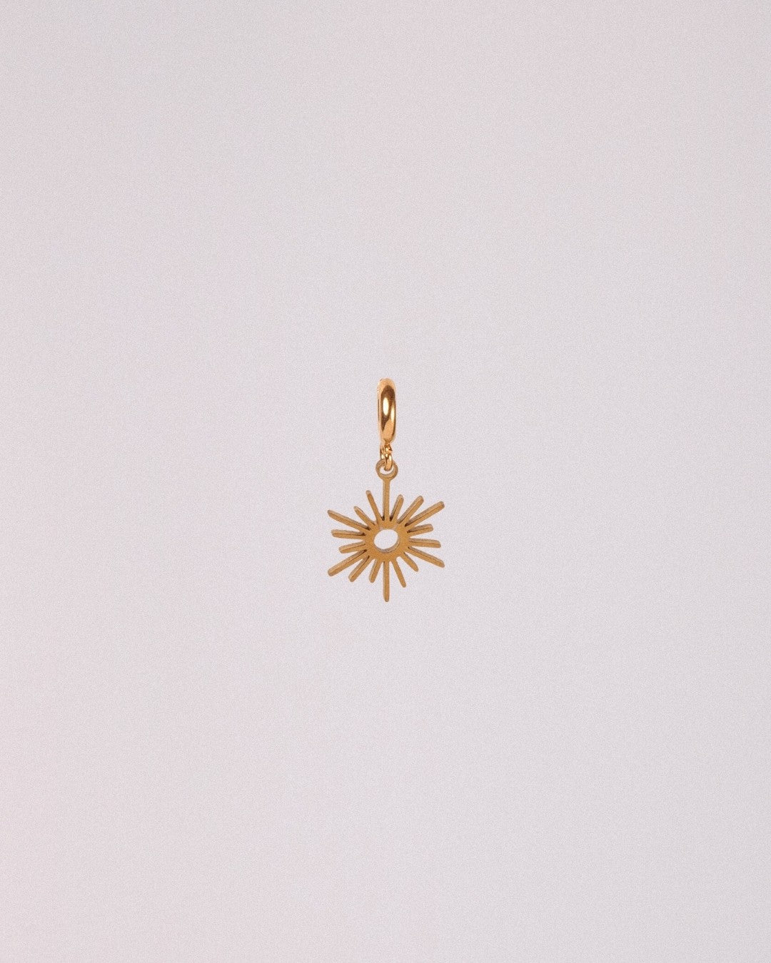 Charm Lucero Acero Inoxidable Dorado - Positive Jewels