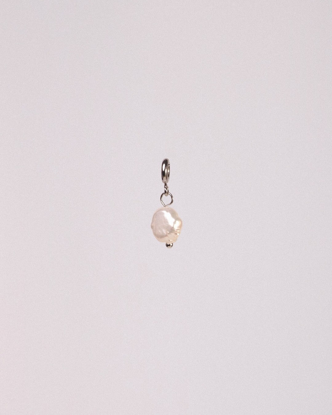 Charm Perla Acero Inoxidable - Positive Jewels