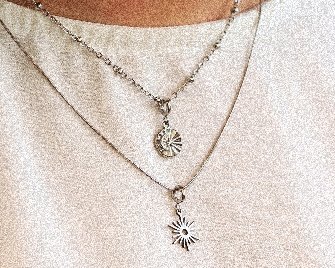 Charm Lucero Acero Inoxidable - Positive Jewels