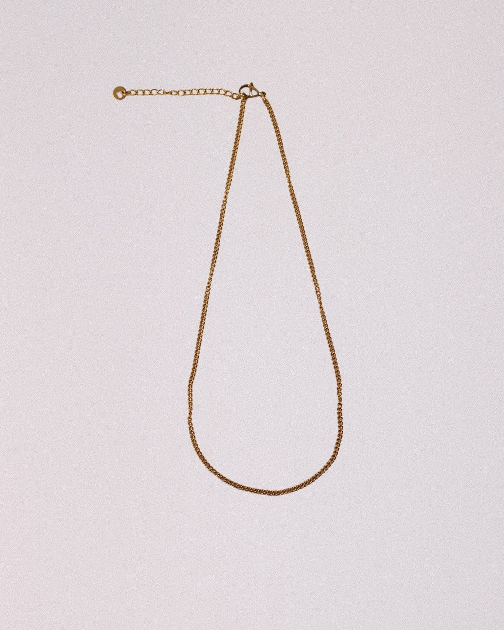 Cadena Halo Acero Inoxidable Dorado - Positive Jewels