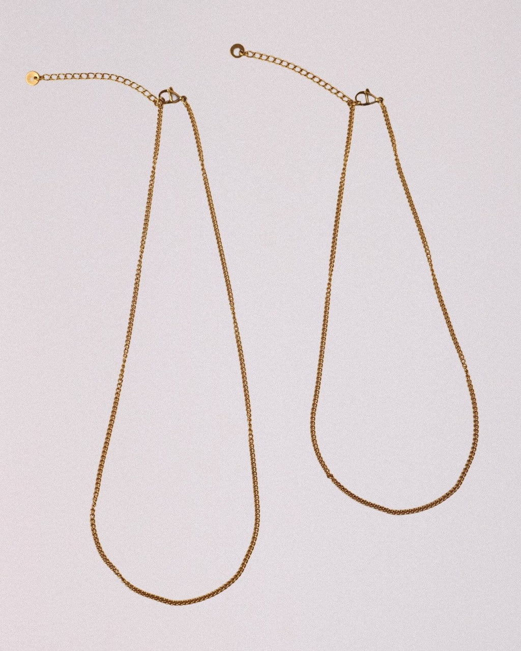 Cadena Halo Acero Inoxidable Dorado - Positive Jewels