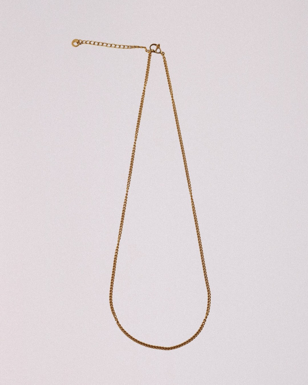 Cadena Halo Acero Inoxidable Dorado - Positive Jewels