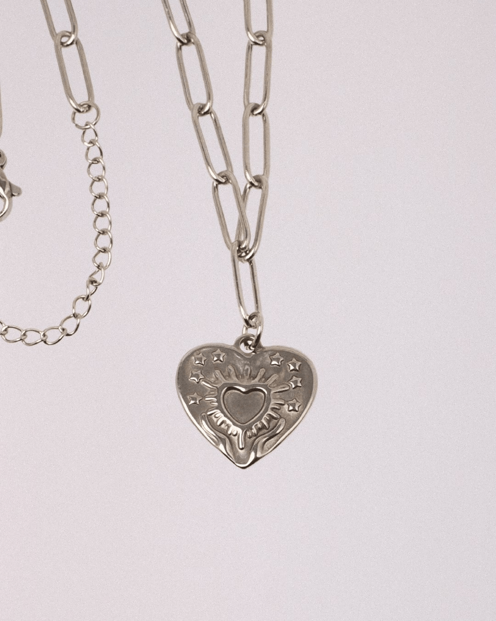 Collar Corazón Acero Inoxidable - Positive Jewels
