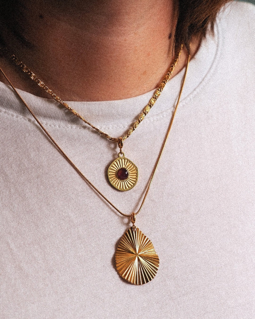 Cadena Serpens Acero Inoxidable Dorado - Positive Jewels