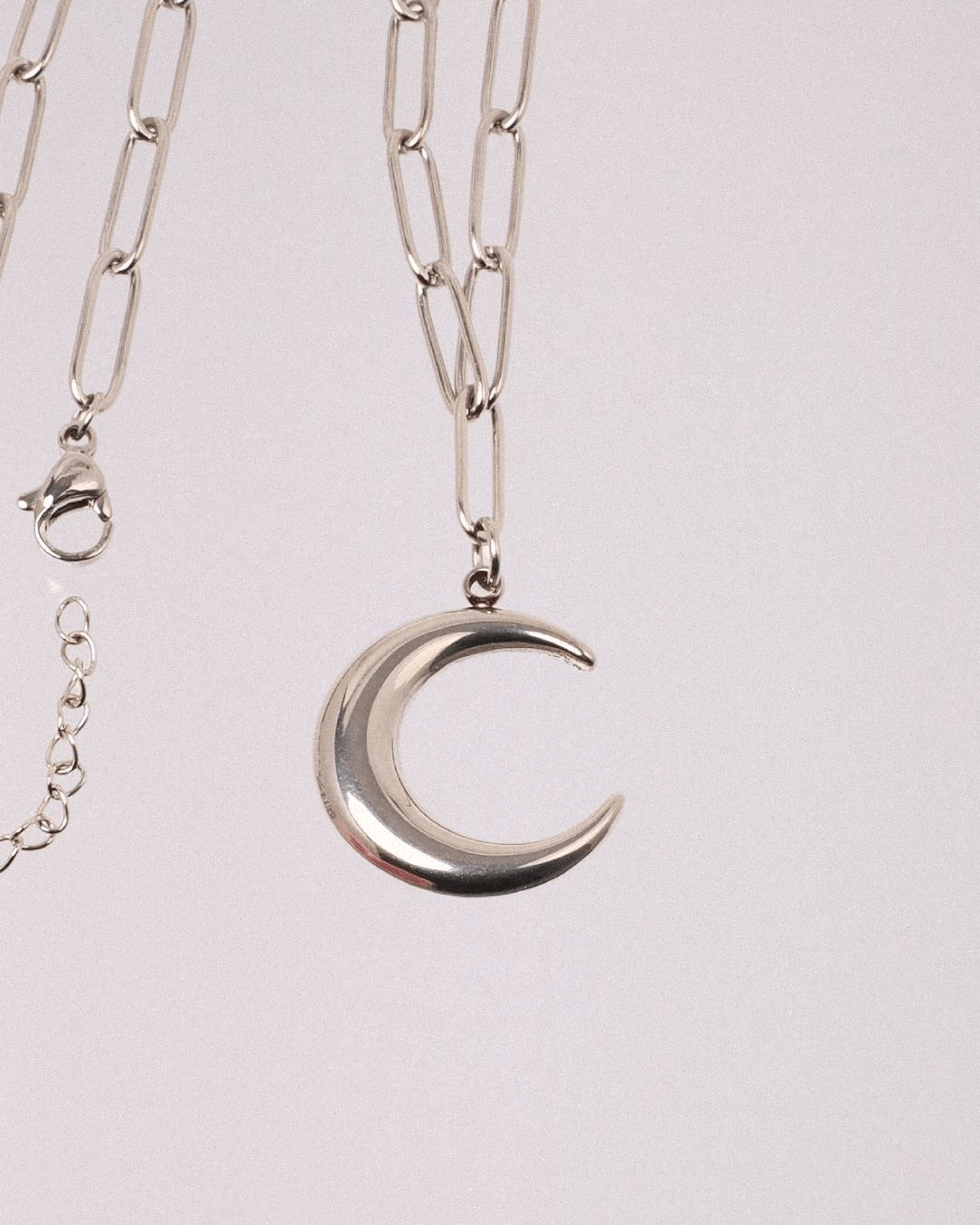 Collar Luna Acero Inoxidable - Positive Jewels