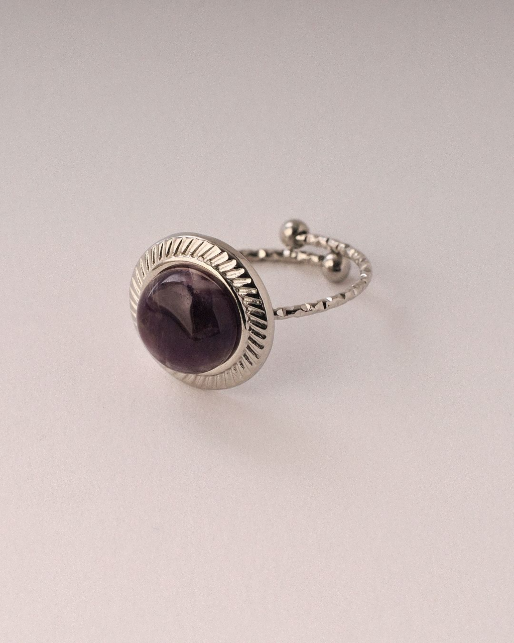 anillo acero inoxidable