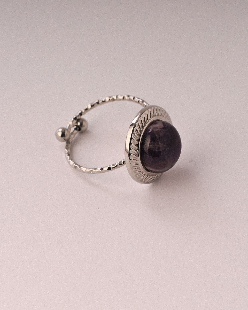 anillo acero inoxidable
