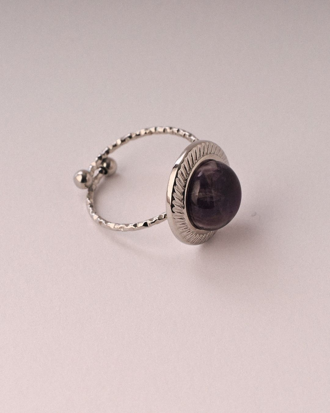 anillo acero inoxidable