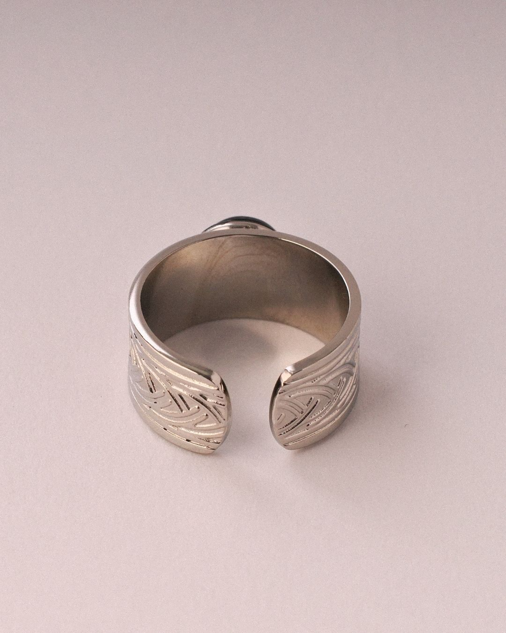 anillo acero inoxidable