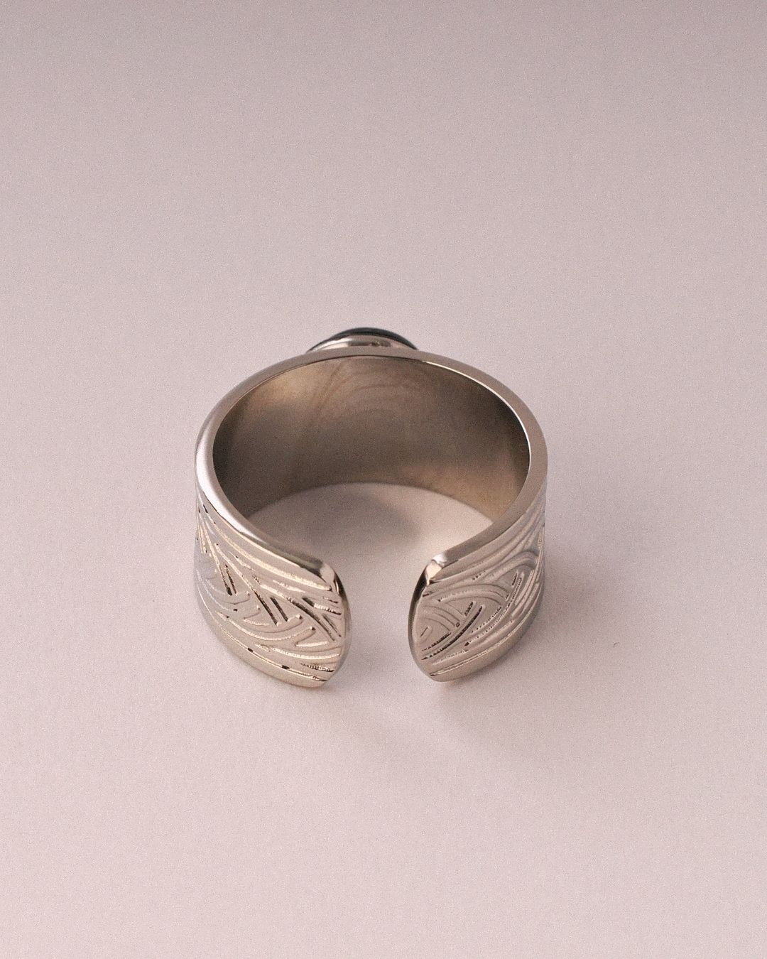 anillo acero inoxidable