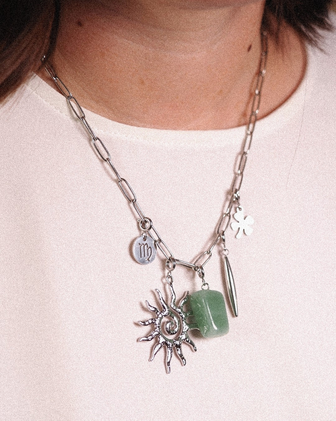 joyas acero inoxidable con piedras