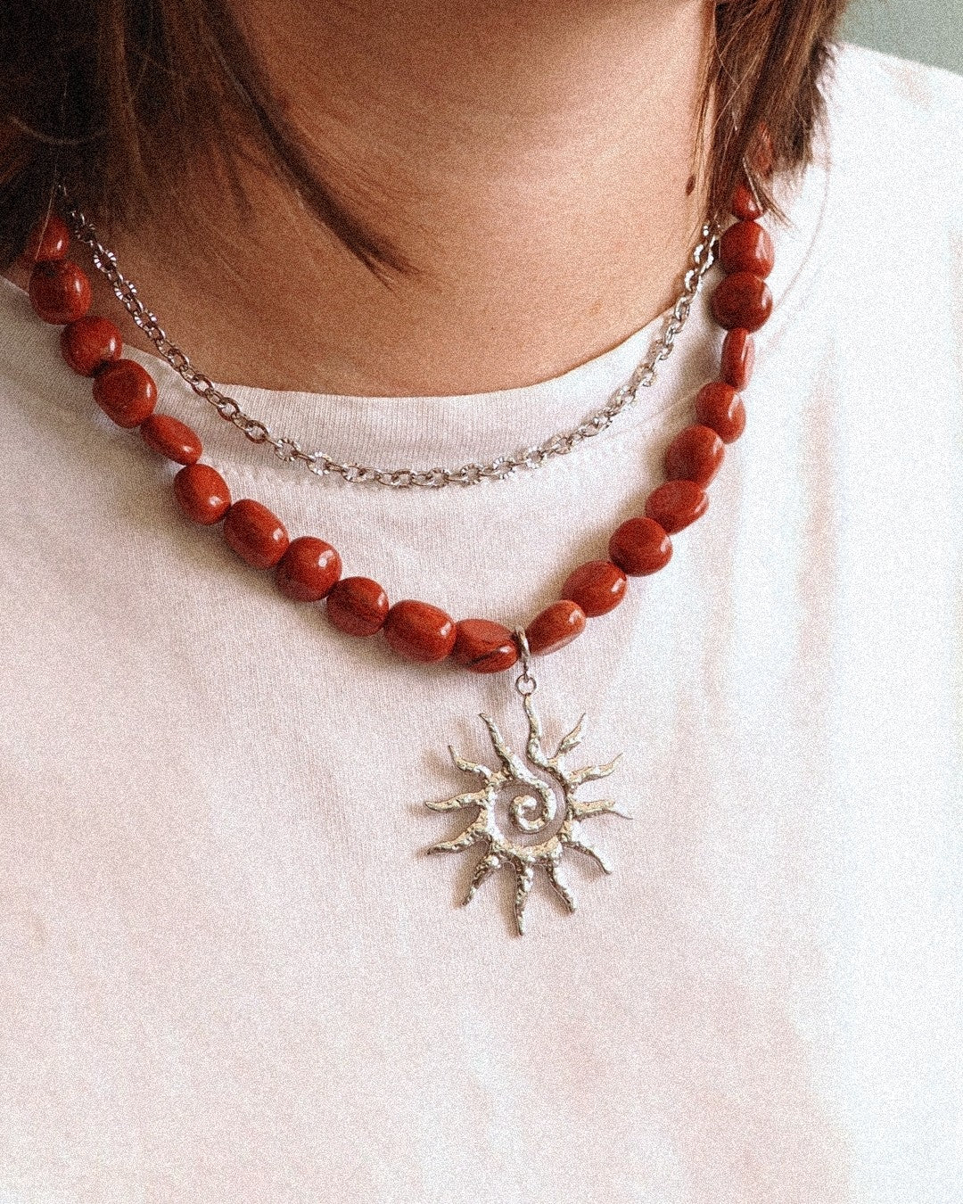 joyas acero inoxidable con piedras
