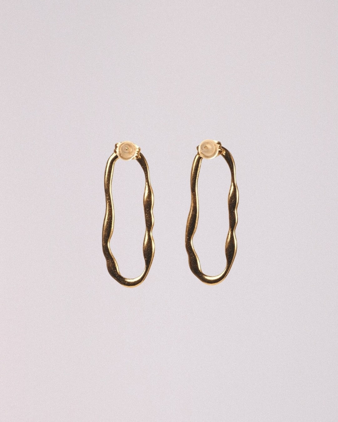 Pendientes Galaxia Acero Inoxidable Dorado - Positive Jewels