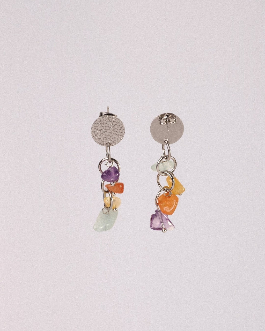 Pendientes Meteorito Acero Inoxidable - Positive Jewels