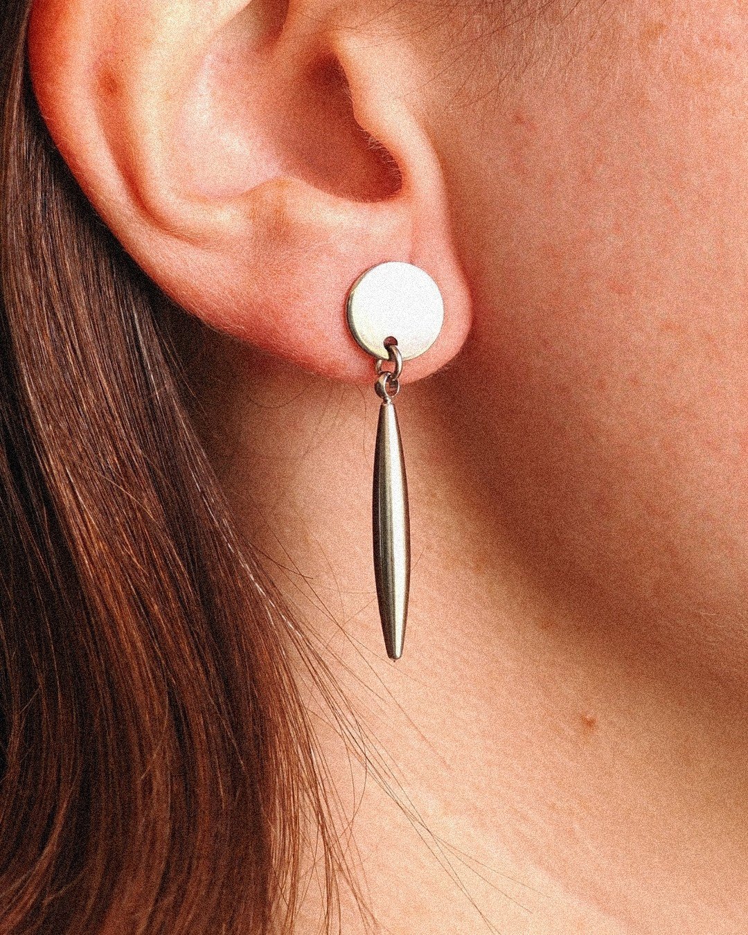 Pendientes Péndulo Acero Inoxidable - Positive Jewels